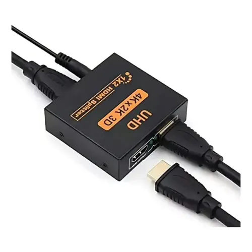 Adaptador Splitter 1 Entrada 2 Saídas Full Hd 1X2 4K