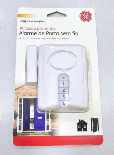 Alarme de Porta Sem Fio GE - Novo