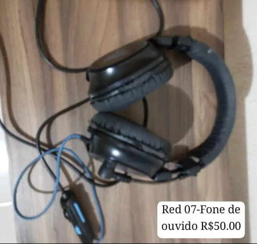 Headphone Red 07 - Fone de ouvido