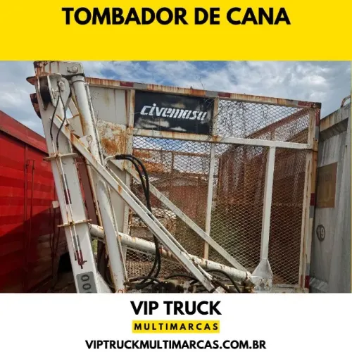 Implemento Tombador de Cana Aipim Mandioca implemento Basculante para caminhao