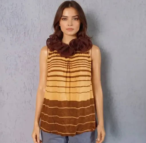 28_Blusa de malha balonê / Maria Valentina / Tam P