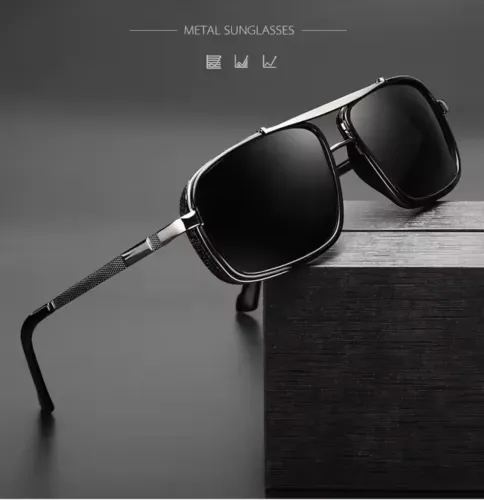 Óculos de Sol Masculino Estilo Aviador