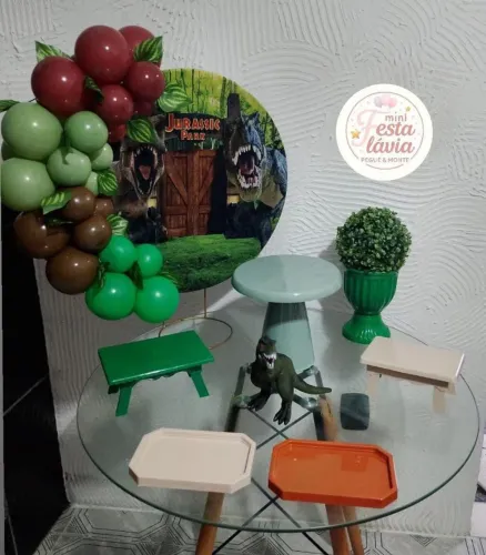 Mini Festa na Mesa -BRINDE: mini arcos de bola