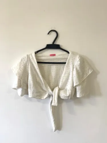Conjunto renda branco