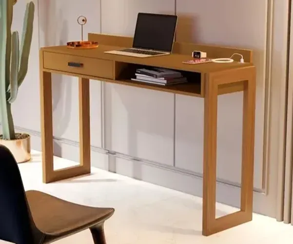 Escrivaninha Industrial com Entrada USB e Gaveta Inclusa Direto da fabrica entregamos