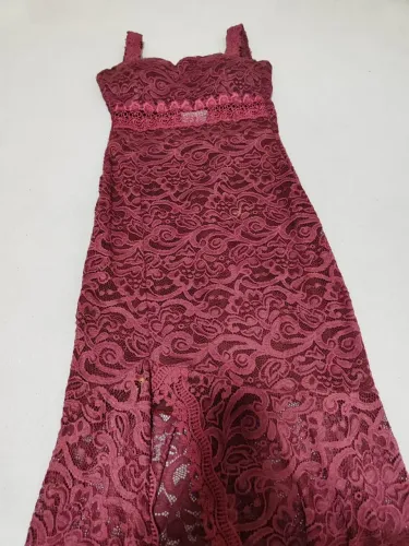 Vestido vinho pp