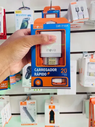 Carregador de Iphone rápido 20W para Celular - Inova
