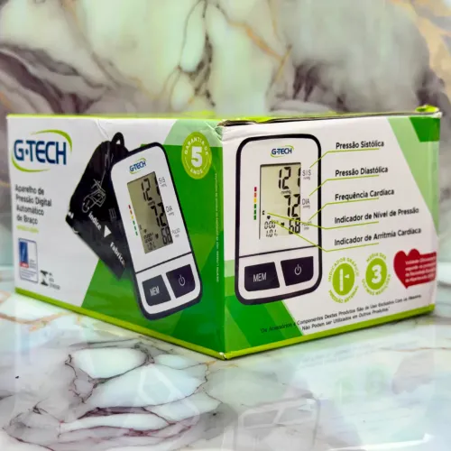Aparelho Medidor de Pressão Digital de Braço BSP11 G-Tech