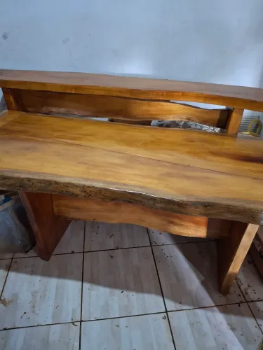 Mesa rústica madeira maciça 