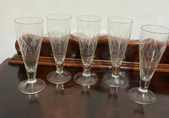 5 Taça -Tulipa Cerveja Lapidada