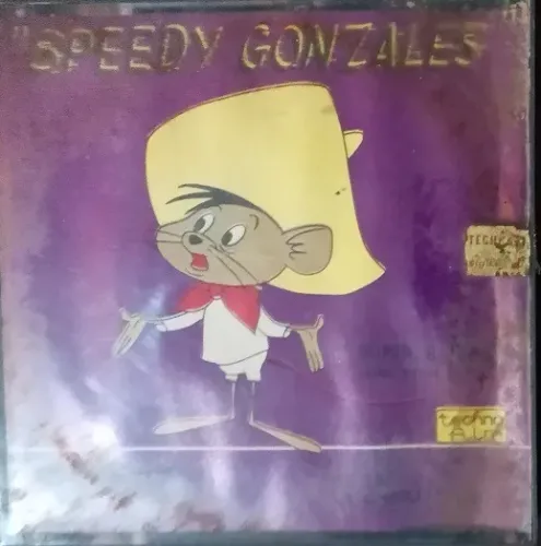 Filme Super 8 - Speedy Gonzales - Warner Bros - Techno Film - 1972 - Raro