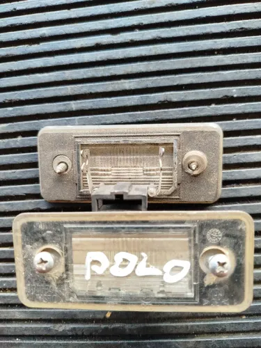Par de lente da luz de placa polo sedan