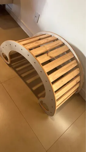 Gangorra Montessori Arco-Íris de Madeira