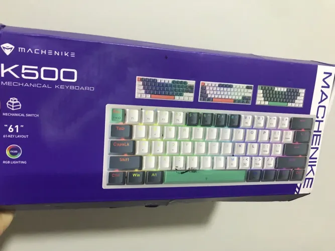 Teclado mecânico Machenike K500