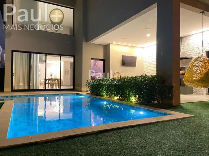 Sobrado à venda no Residencial Villa Lobos em Paulínia, com 4 quartos, com 350 m²