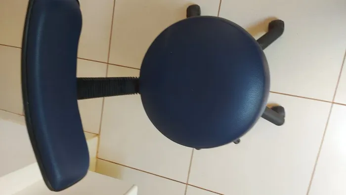 Cadeira de Escritório Giratória Azul