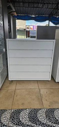 Cômodas e Gaveteiros em MDF BRANCO REFORSADO 