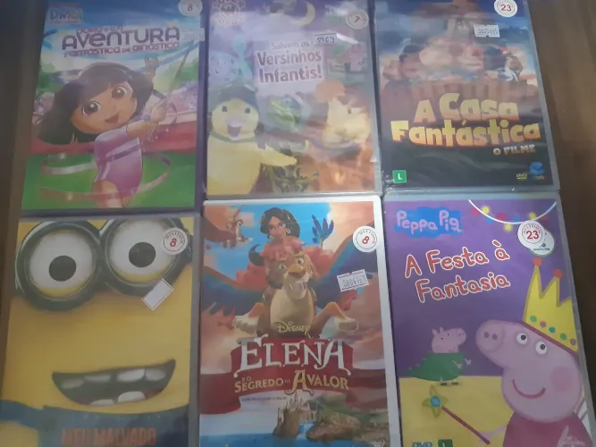 DVDs infantis 
