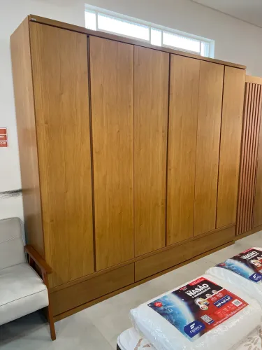 Guarda-roupa Casal 9 Gavetas - GIGANTÃO 2.70m  OFERTA DE MOSTRUÁRIO 