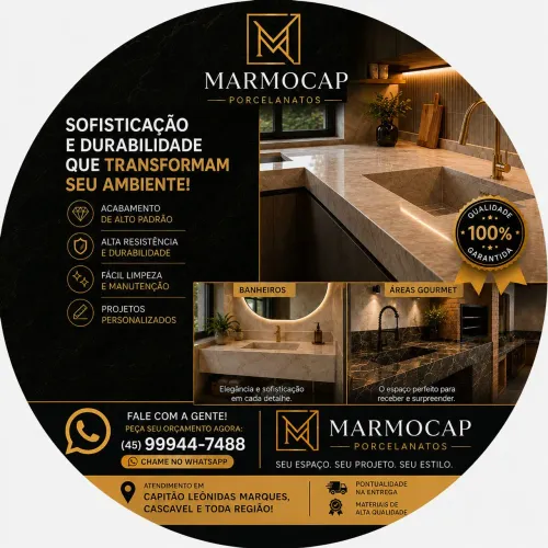 Pias sob medida em porcelanato