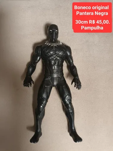 Boneco Pantera Negra 30cm  ou Thor originais 