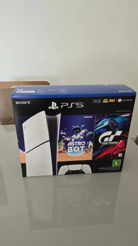 PlayStation 5, Digital, SSD 825GB, Controle + 2 Jogos Digitais - Novo e Lacrado!
