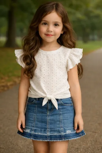  Blusa branca em laise nozinho 