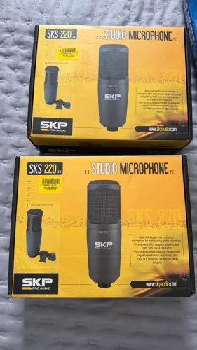 Microfone Skp De Estúdio Condensador Sks220 (Usado)
