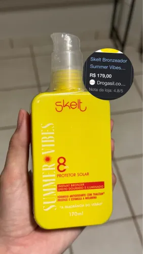 Bronzeador Skelt Summer Vibes fps 8