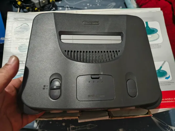 Nintendo 64 mais jogos e acessórios