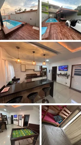 Aluga Sobrado com Piscina balneario Saint Etiene Matinhos 