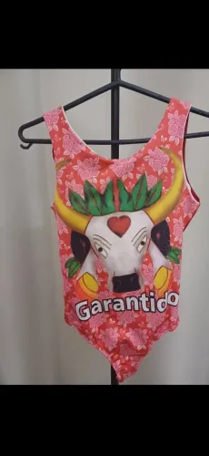 Body maiô lycra cultura popular amazônica tamanho m 