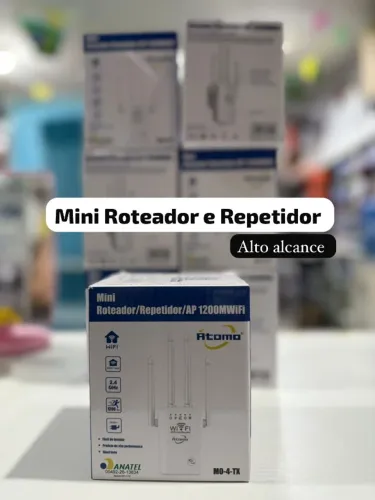 Repetidor WiFi 1200Mbps Longo Alcance Amplificador de Sinal