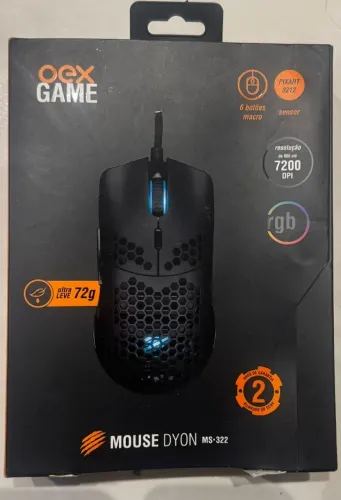 Mouse Gamer Dyon-x Rgb 7200 dpi