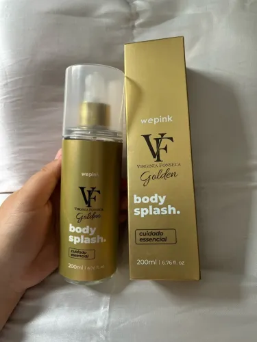 Body Splash VF Golden Desodorante Colônia 200ml - Wepink