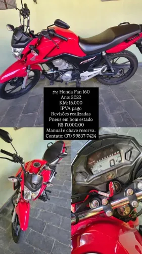 Moto Honda Fan 160cc