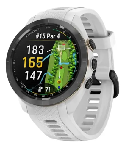Smartwatch Golf Garmin Approach S70 42mm Branco