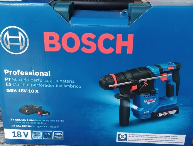 Martelete perfurador a bateria Bosch (NOVO)