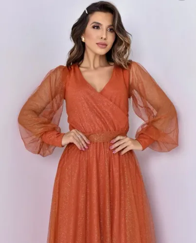 Vestido Terracota
