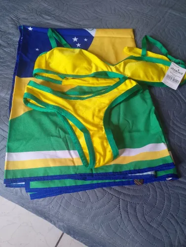 Biquíni de praia do Brasil