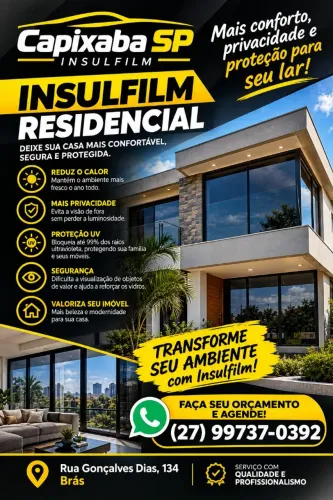 Insulfilm residencial e automotivo