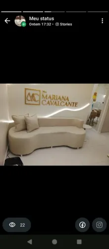 Sofá orgânico moderno