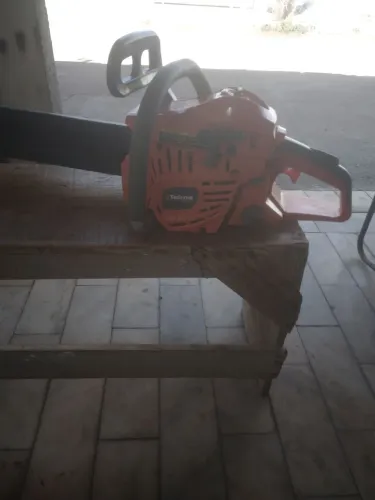 Motor serra usado como novo