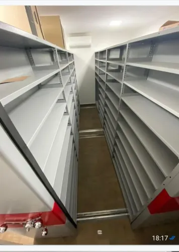 Arquivo deslizante para cartório 3.800 livros de registros