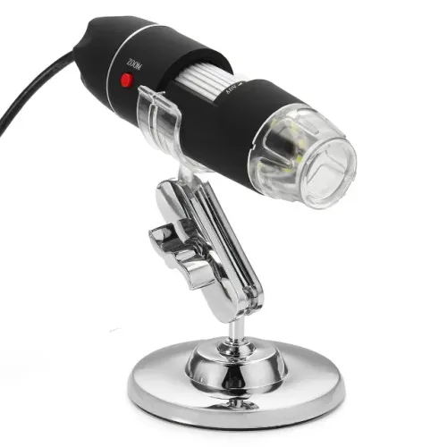Microscópio Digital Zoom 1600x Lupa Microscópica Portátil Profissional Hd Com Cabo Usb