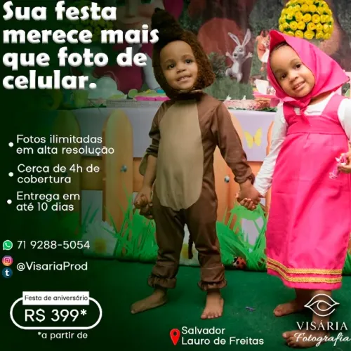 Fotógrafo - Festas e ensaios