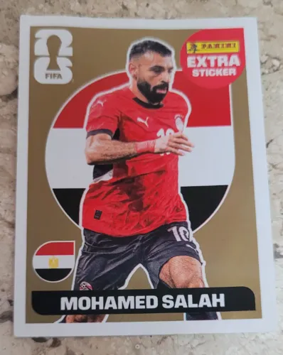Figurinha Extra Legend Salah Gold ouro