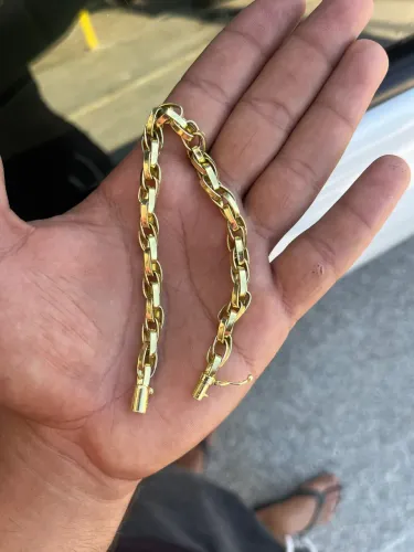 Pulseira baguete dupla