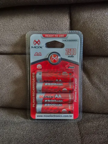 pilha recarregável MOX AA - 2500mAh