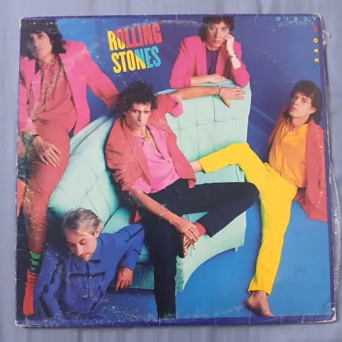 Lp rolling stones - Dirty work (c/ encarte)